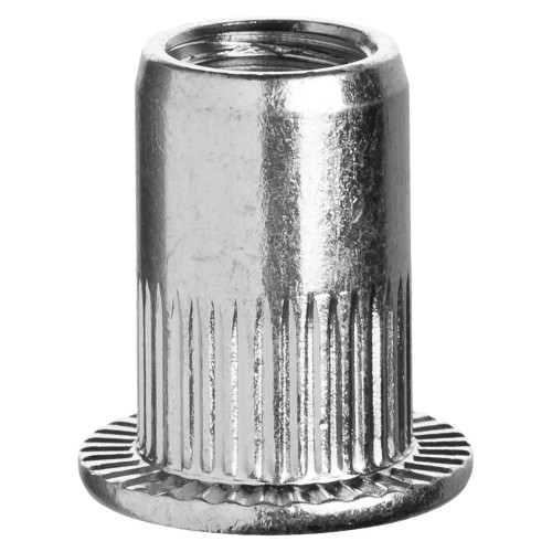 ЗУБР М12, станд. бортик, 80 шт, стальные резьбовые заклепки с насечками, Профессионал (31317-12)