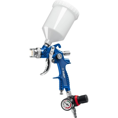 ЗУБР PRO 600M, HVLP, 1.4 мм, пневматический краскопульт с верхним бачком, Профессионал (06453-1.4)