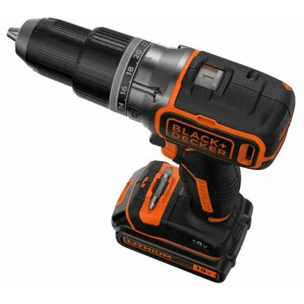 Аккумуляторная дрель-шуруповерт Black&Decker BL188N ударная
