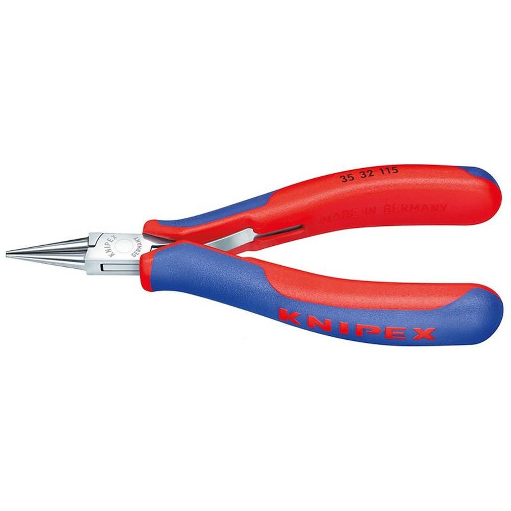 Круглогубцы захватные для электроники, 115 мм, 2-комп ручки