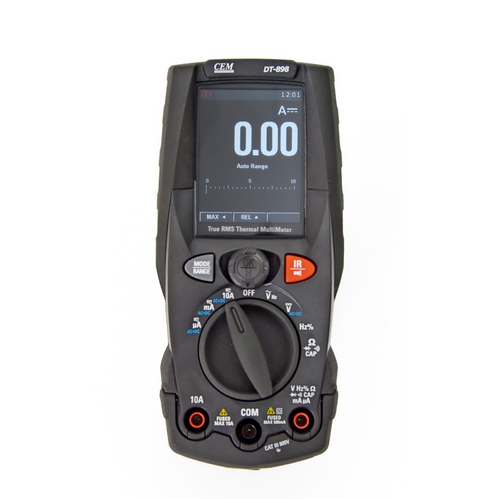 Мультиметр TRMS с встроенным тепловизором СЕМ DT-898
