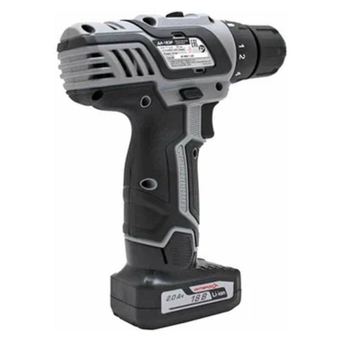 Аккумуляторная дрель-шуруповерт ИНТЕРСКОЛ ДА-18 ЭР 436.2.2.20