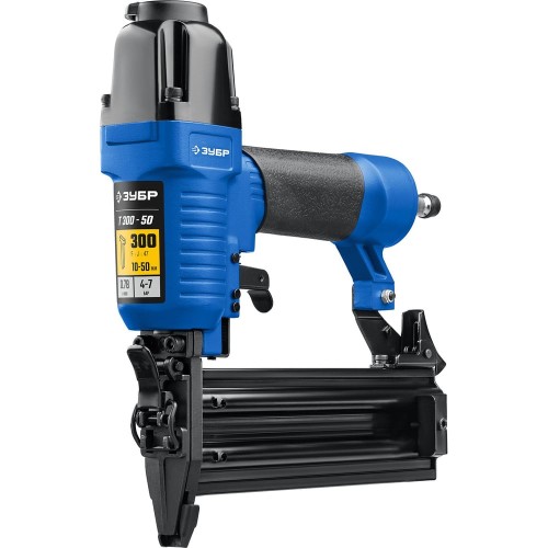 ЗУБР Т300-50 пневматический нейлер для гвоздей 18Ga, тип 300 (10-50 мм), Профессионал (31933)