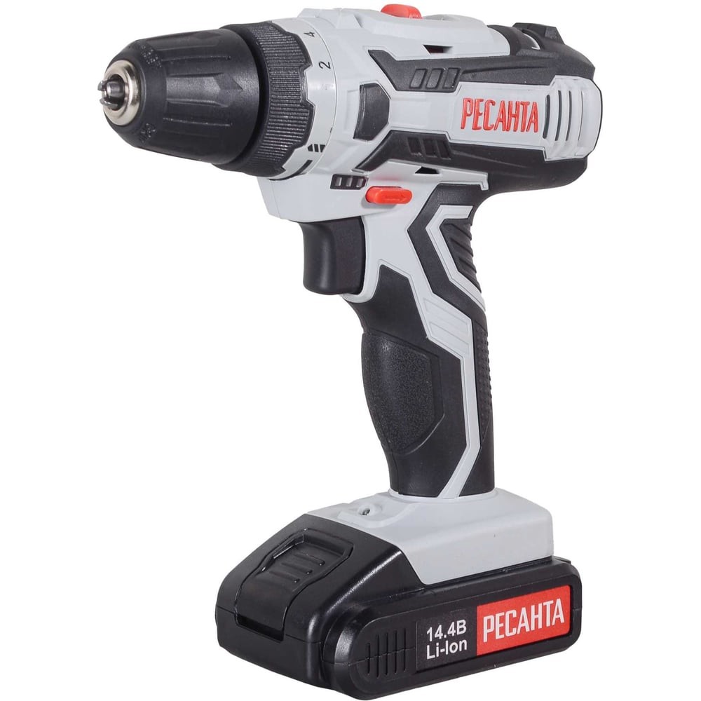Дрель-шуруповерт аккумуляторная ДА-14-2ЛК Ресанта