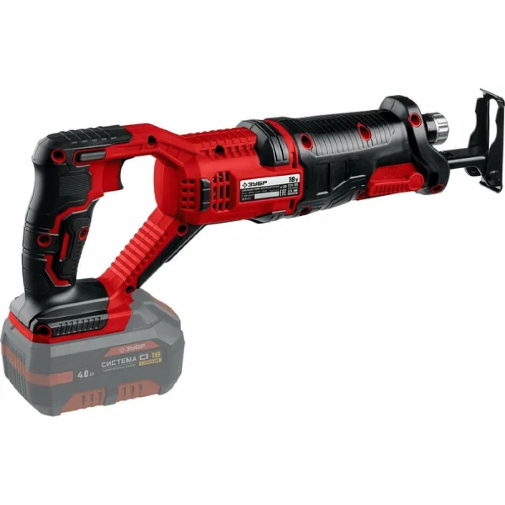 Аккумуляторная сабельная пила ЗУБР СПЛ-185 (без акк, без з/у)