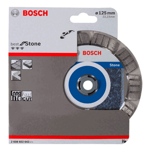 Диск алмазный по камню Bosch Best for Stone 125х22.2мм (642)