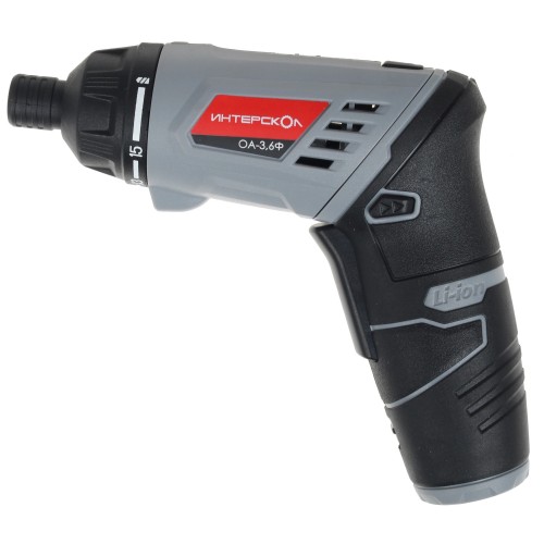 Аккумуляторная отвертка ИНТЕРСКОЛ ОА-3.6Ф