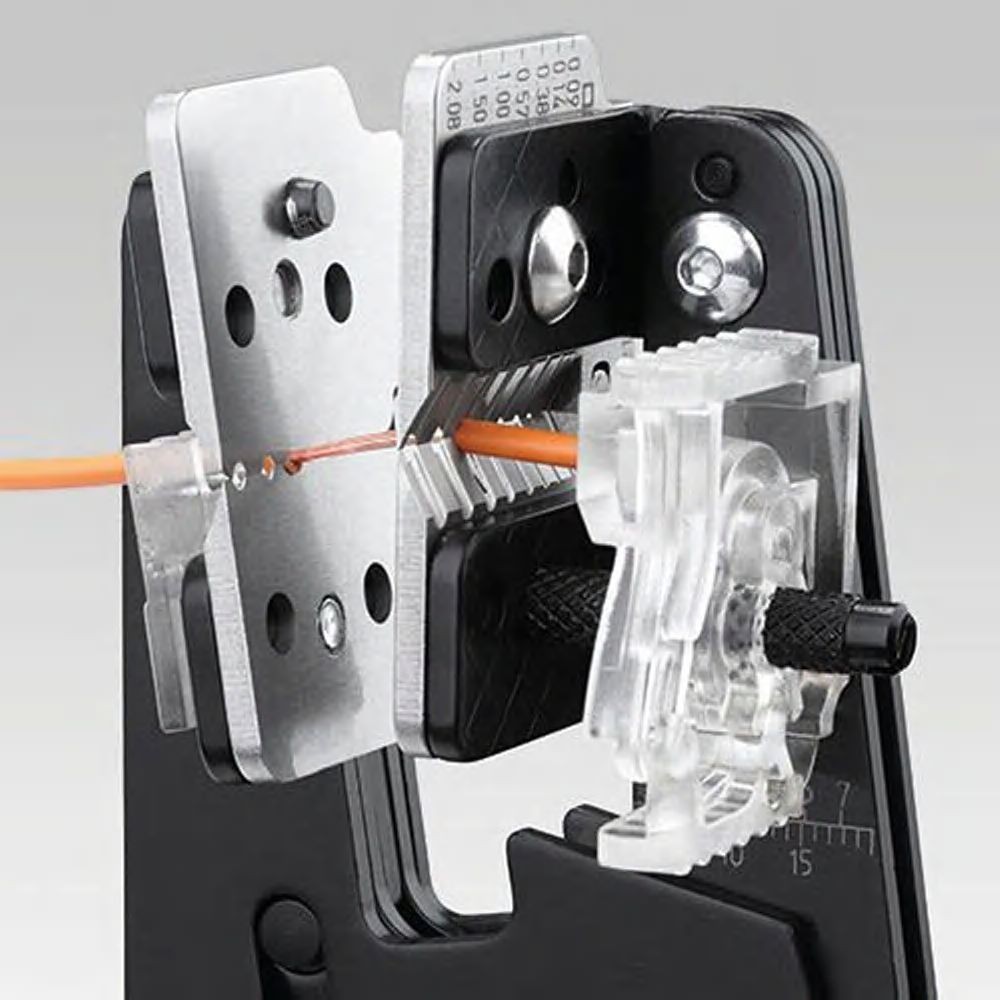 Стриппер прецизионный со сменными фасонными ножами, 0.14-0.25/0.75/1.5/2.5/4/6 мм2, длина 195 мм