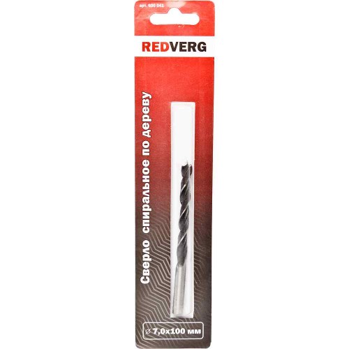 Сверло по дереву REDVERG HCS 7х100мм (600041)