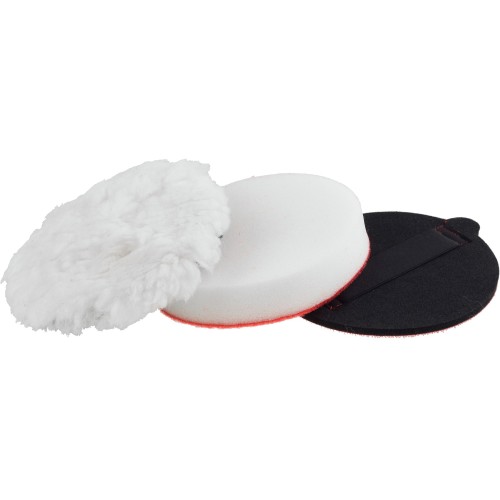 ЗУБР 3 шт, 125 мм, набор насадкок полировальных ручных (3590-125-H3)