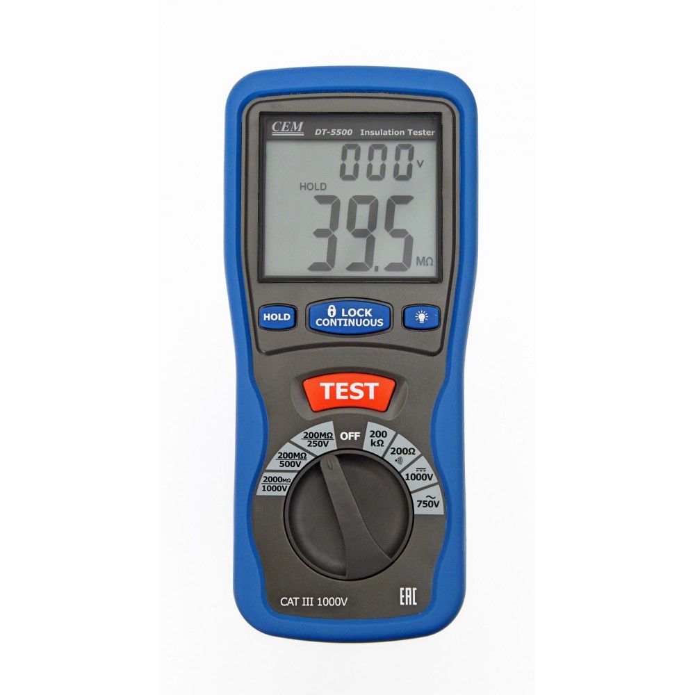 Цифровой тестер изоляции СЕМ DT-5500