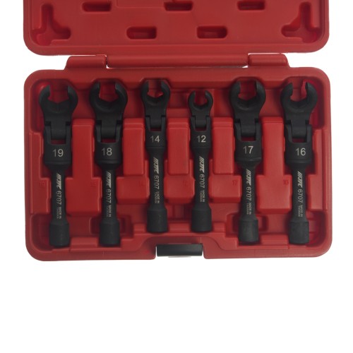 Набор ключей разрезных шарнирных 3/8" 12-19мм JTC