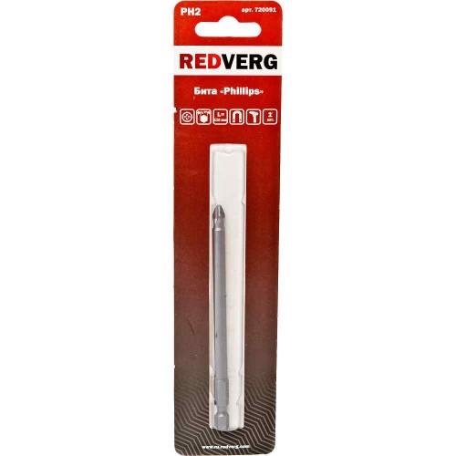 Бита REDVERG PH2х110мм (720091)