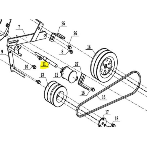 Вал MU4-1645000-0002