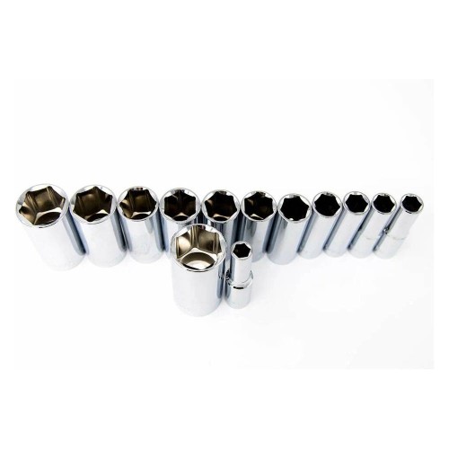 Набор торцевых головок Jonnesway MAXI-DRIVE 1/2" 13 предметов (S05HD4213S)