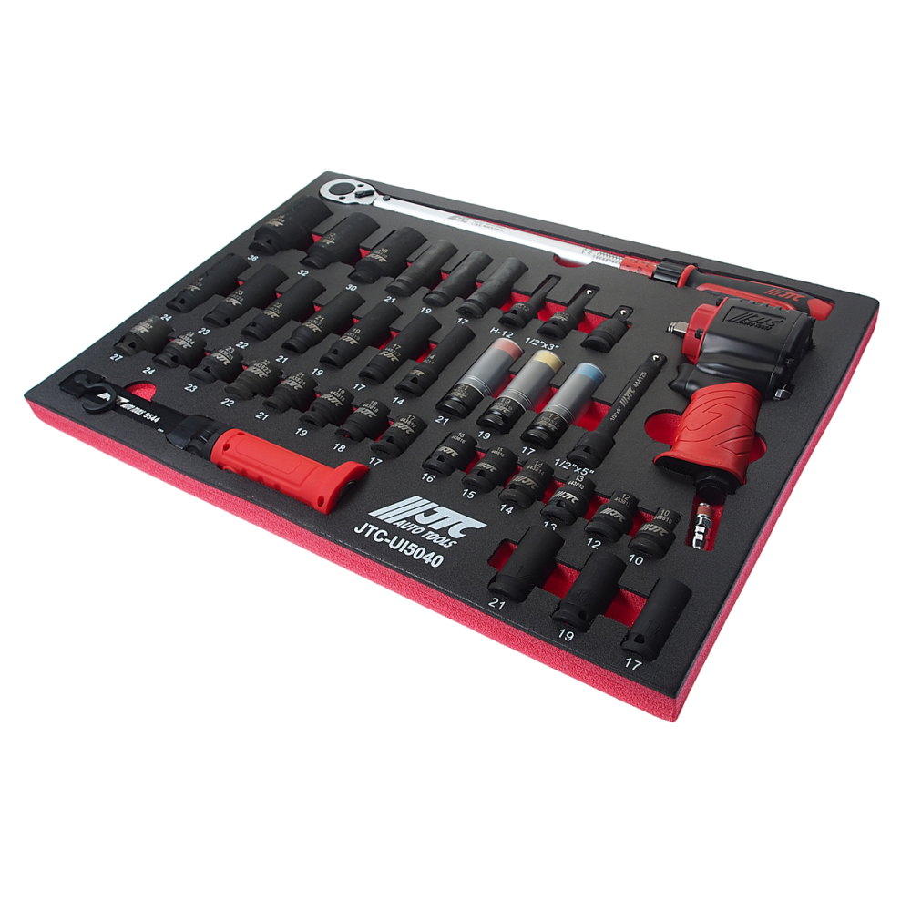Набор инструментов 40 предметов слесарно-монтажный в ложементе JTC-UI5040