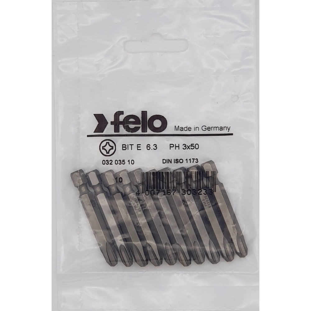 Felo Бита крестовая серия Industrial PH 3X50, 10 шт 03203510