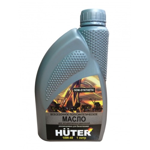 Масло моторное 10W-40 полусинтетическое для четырёхтактных двигателей Huter
