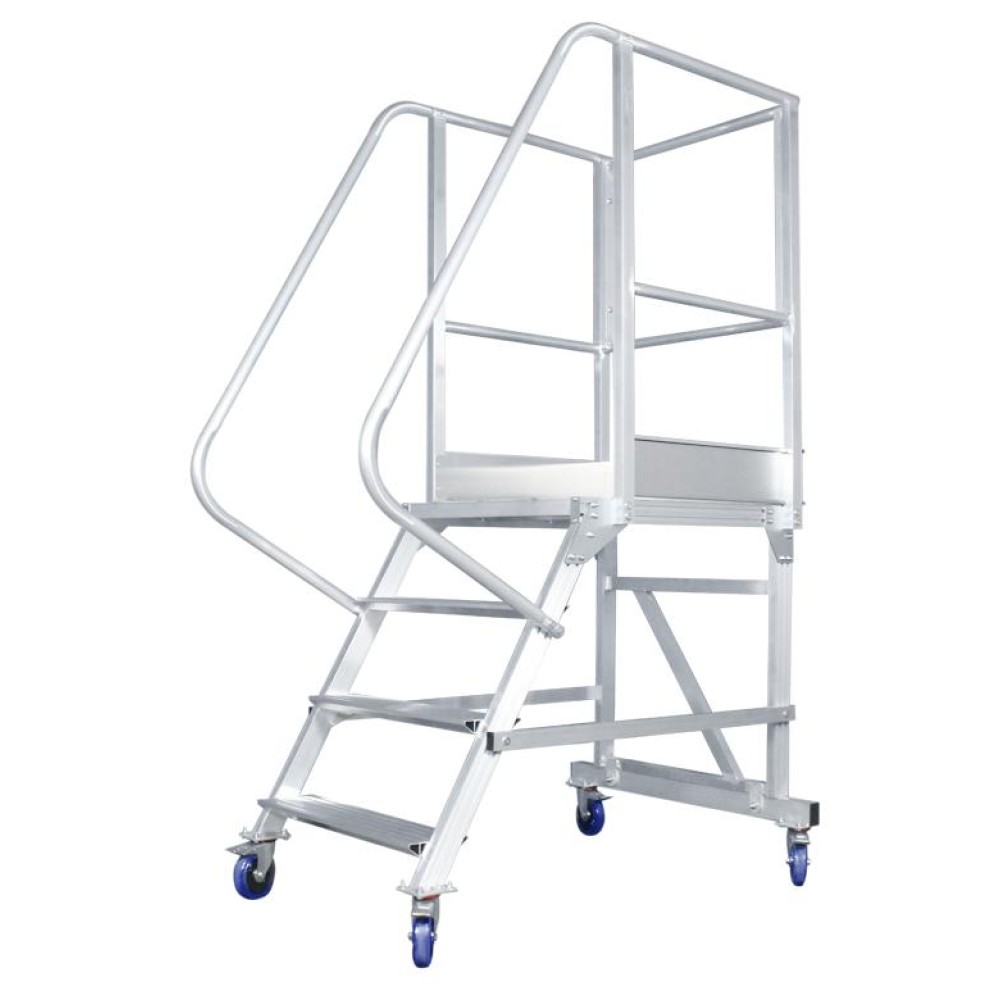 Вышка - стремянка разборная на колесах (150 кг) MEGAL ВС-1.0