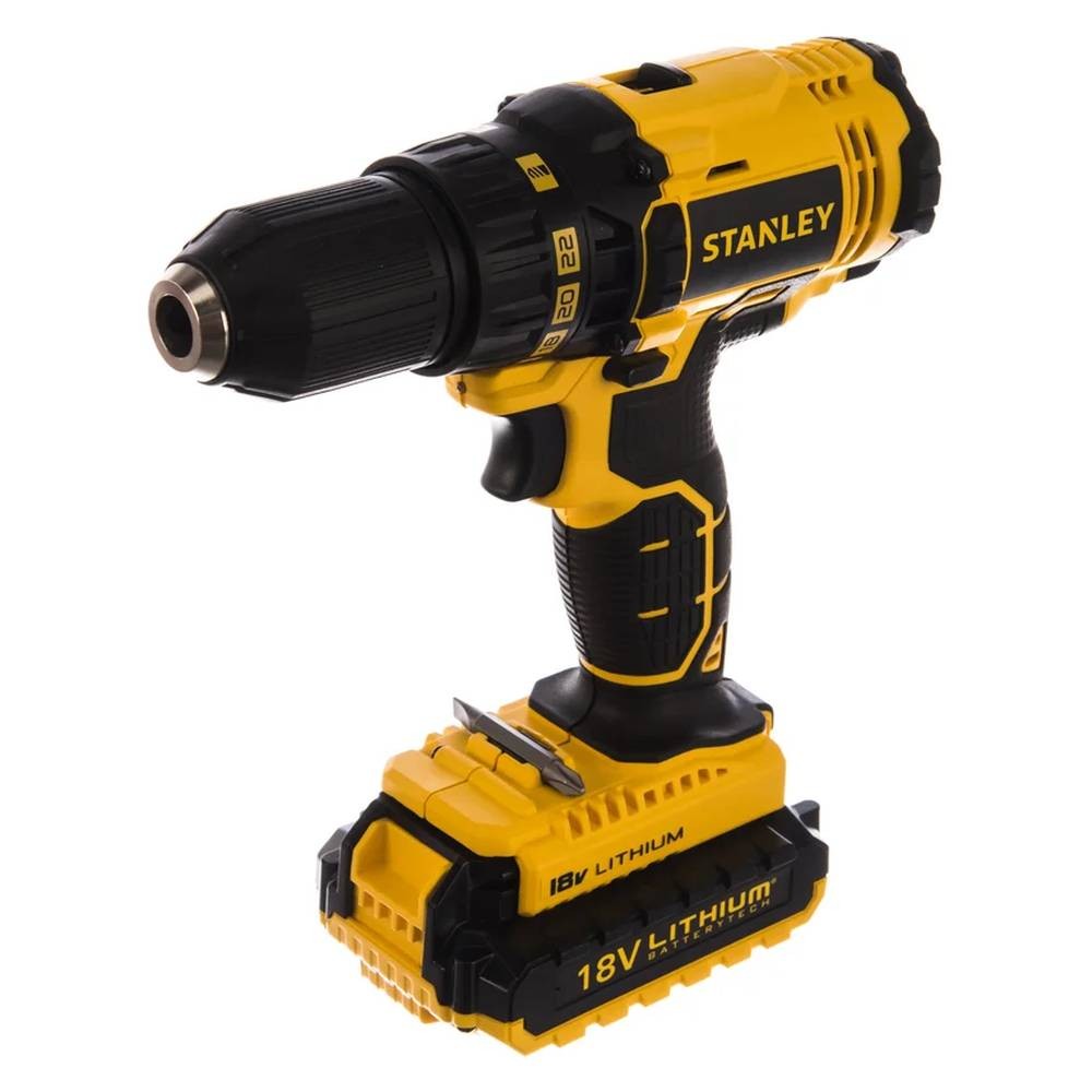 Аккумуляторная дрель-шуруповерт STANLEY SCD201D2K