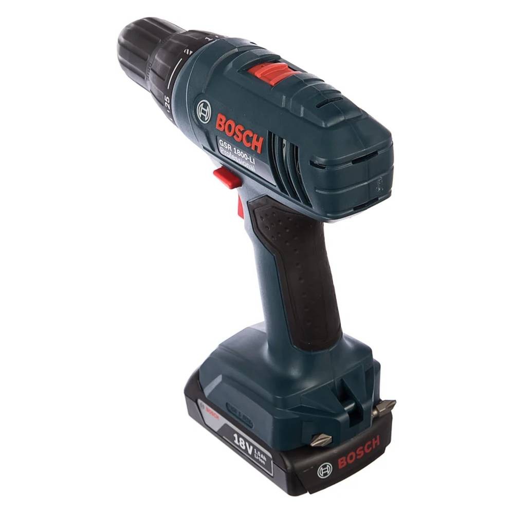 Аккумуляторная дрель-шуруповерт Bosch GSR 1800-LI