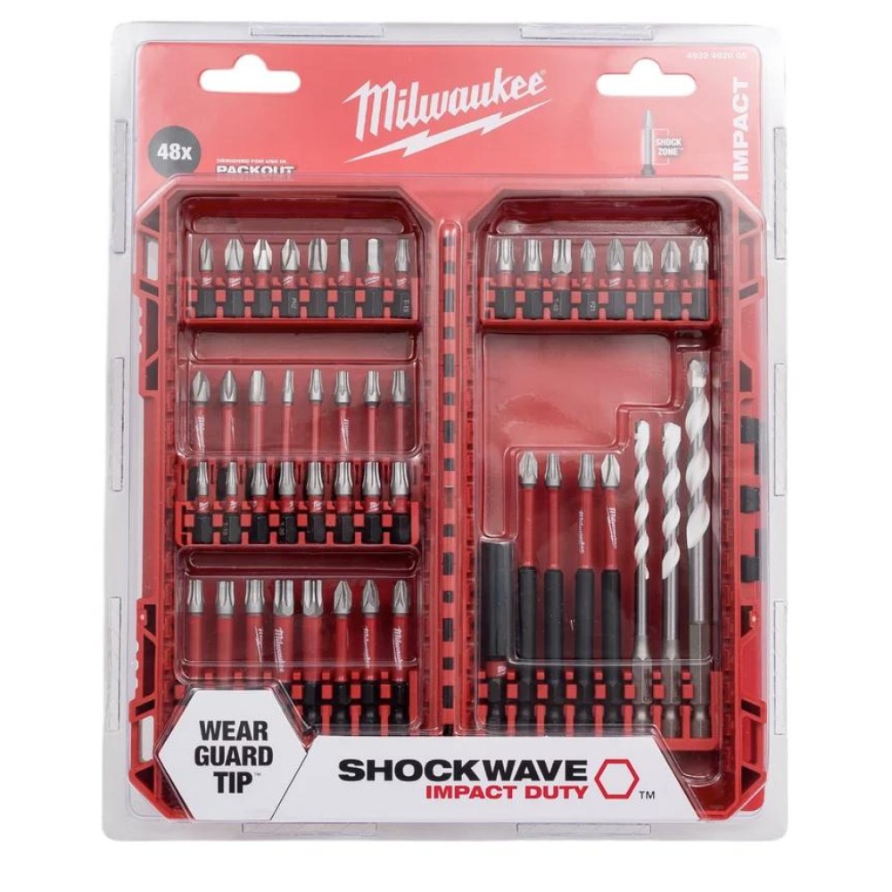 Набор бит Milwaukee Shockwave Imapct Duty (48шт)