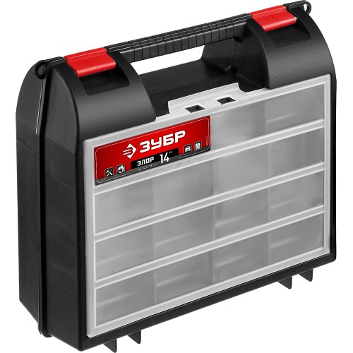 ЗУБР ЭЛОР-14, 360 х 323 х 145 мм, (14_), пластиковый ящик для инструментов, Профессионал (38035-14)