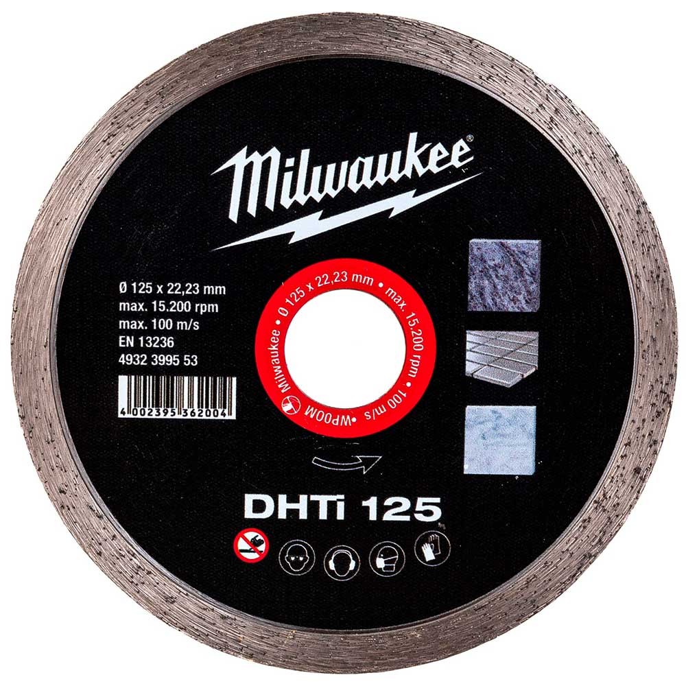 Диск алмазный по керамике Milwaukee DHTi 125x22.2мм (553)
