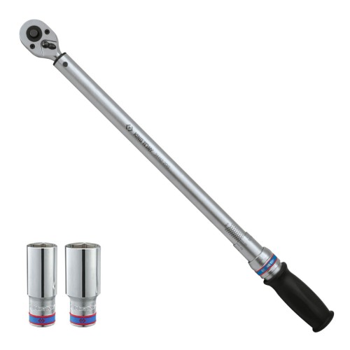 Динамометрический ключ серии "EXACT", 1/2", 60-340 Нм, для левой и правой резьбы KING TONY P34462-2D