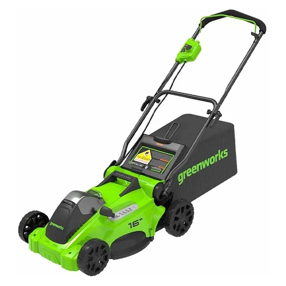 Аккумуляторная газонокосилка Greenworks GD40LM16XK4