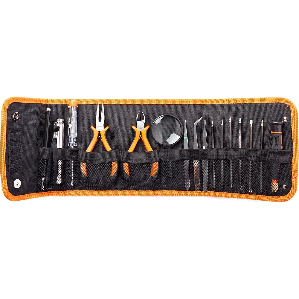 Набор для точных работ "Сделай сам" Квалитет 16 предметов (тканевый футляр)