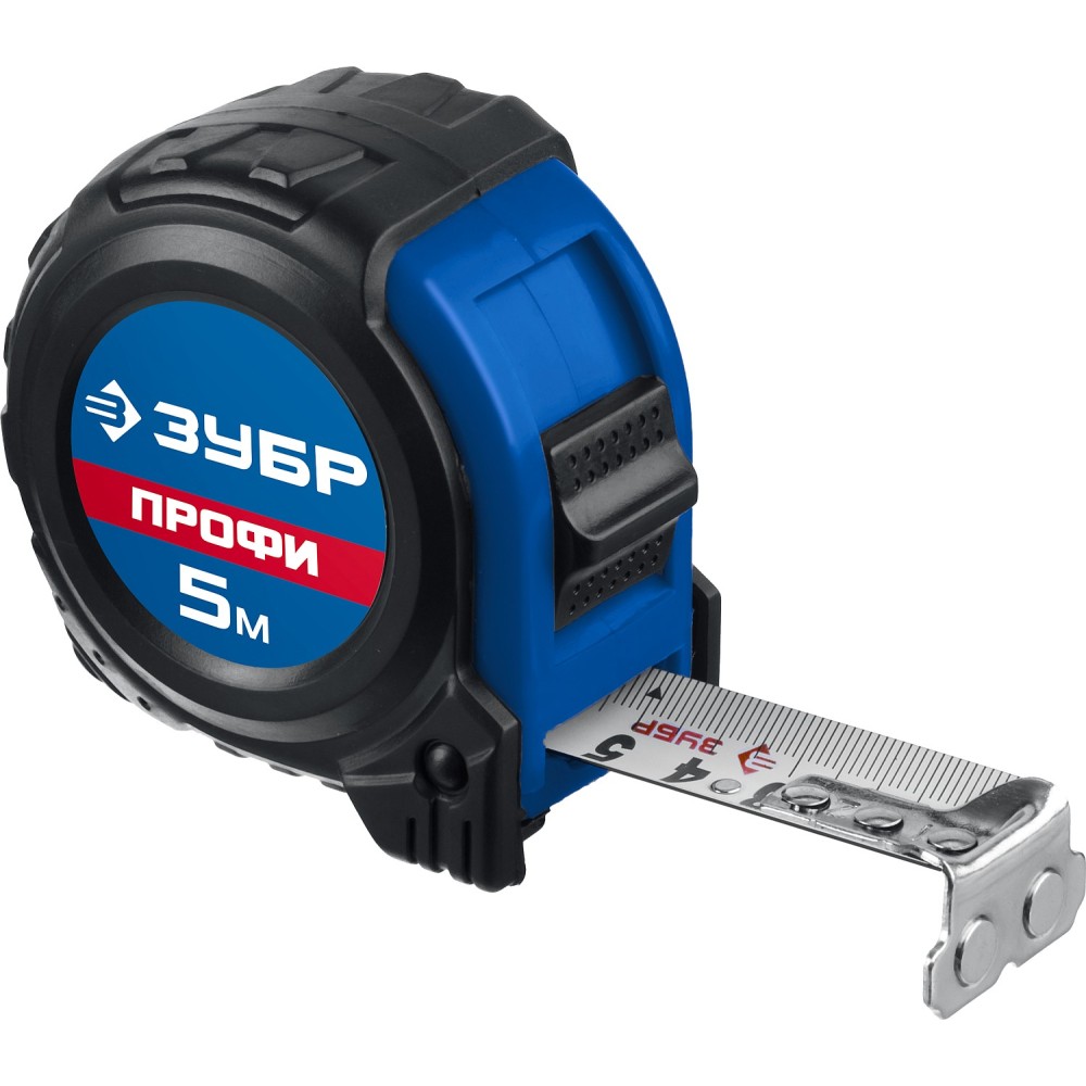ЗУБР Нейлон, 5 м х 25 мм, рулетка, Профессионал (34056-05-25)