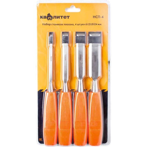Набор стамесок Квалитет 6-24мм 4шт НСП-4