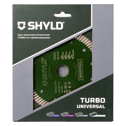 Круг алмазный универсальный SHYLD TURBO 150х2.4х22.2мм (30070)
