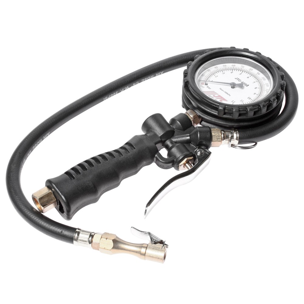 Манометр шинный многофункциональный до 170PSI (12Bar) JTC