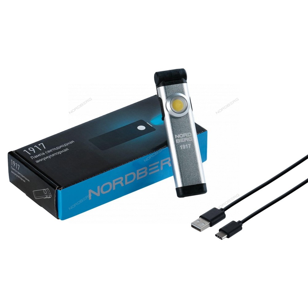 Фонарь светодиодный, аккумуляторный (без зарядного устройства) NORDBERG 1917