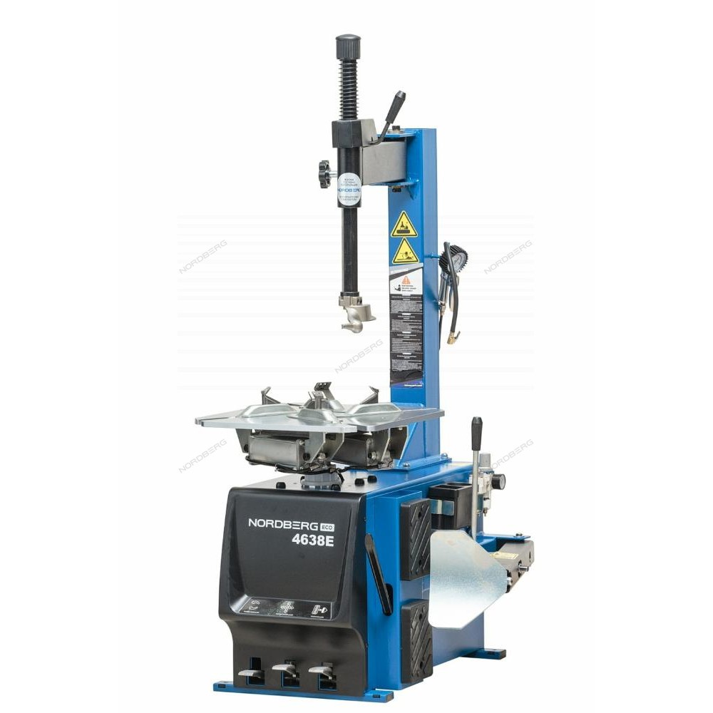 Станок шиномонтажный полуавтомат, односкоростной, 220 В, синий NORDBERG 4638E_220