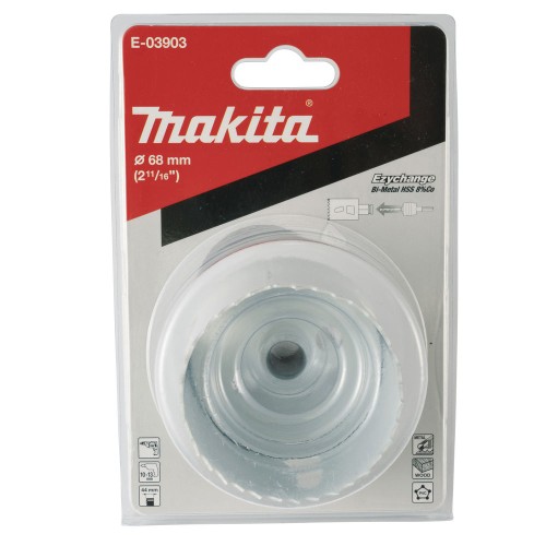 Коронка Makita Ezychange 68мм биметаллическая (E-03903)