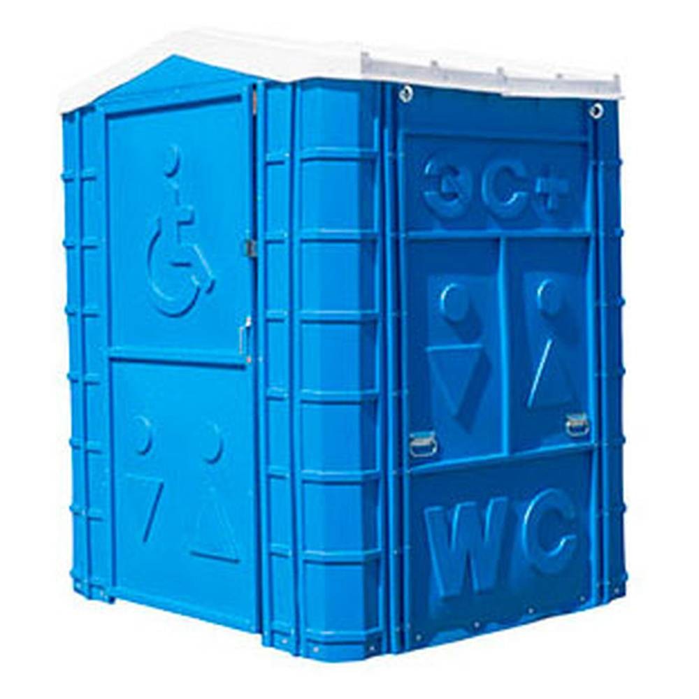 Туалетная кабина Экомарка для инвалидов (синий)