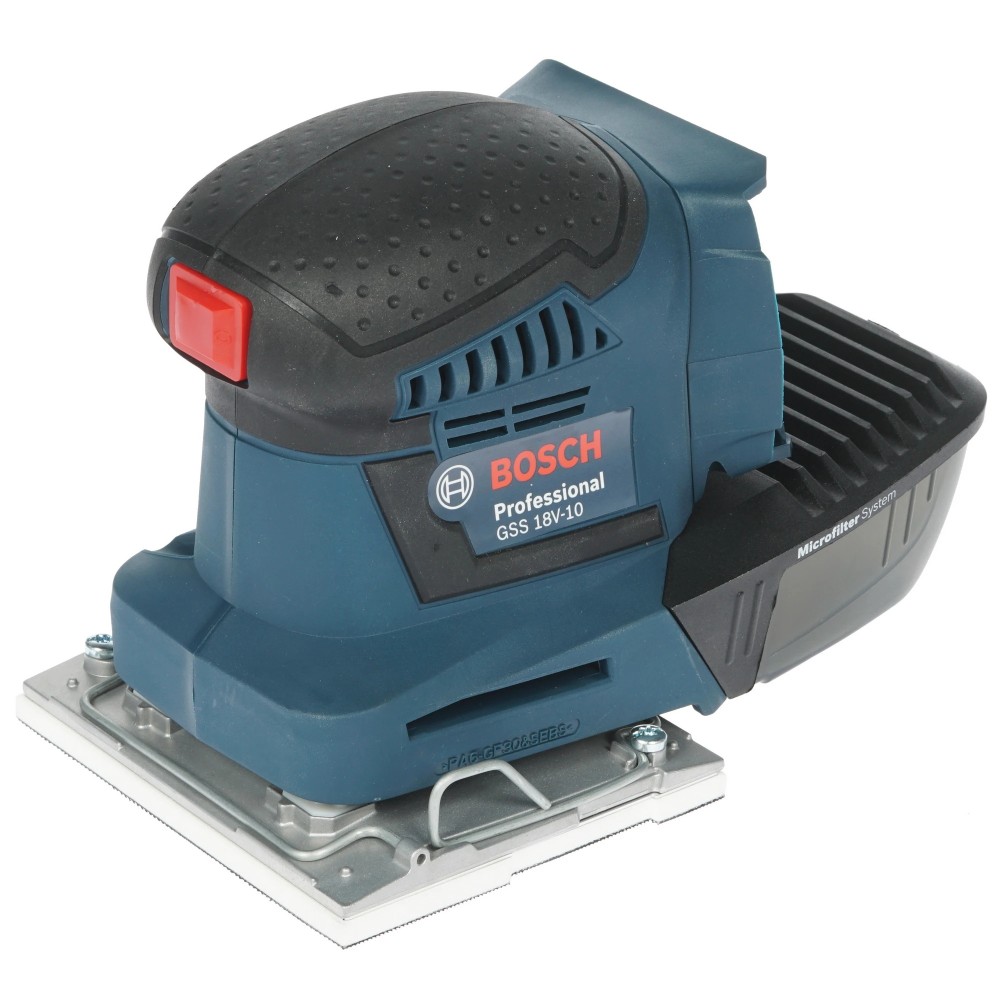 Аккумуляторная плоскошлифовальная машина Bosch GSS 18V-10 (без акк, без з/у)