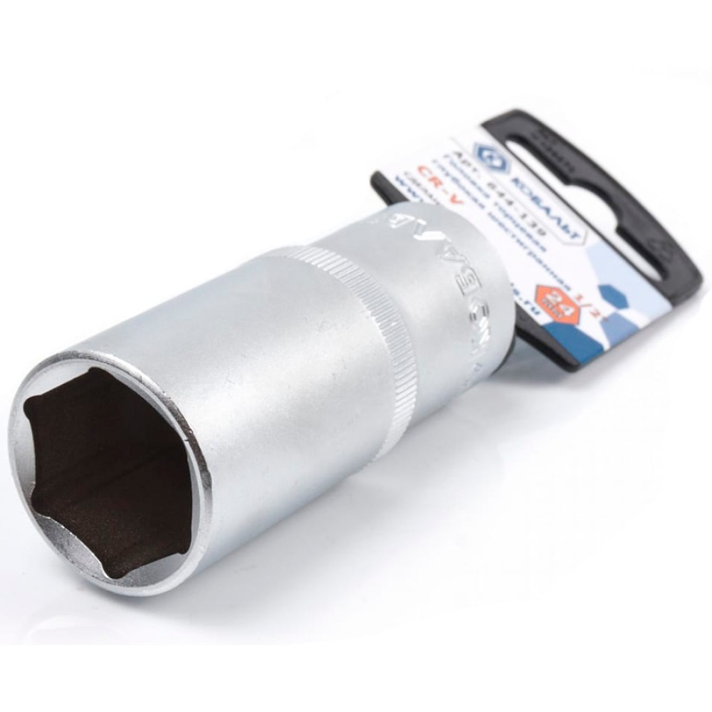 Головка торцевая Кобальт 1/2" 24мм (644-139)