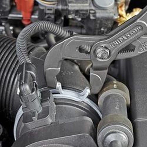 Щипцы для хомутов пружинных, размер хомутов до _ 70 мм, зев 40 мм, длина 250 мм, дополнительный фикс