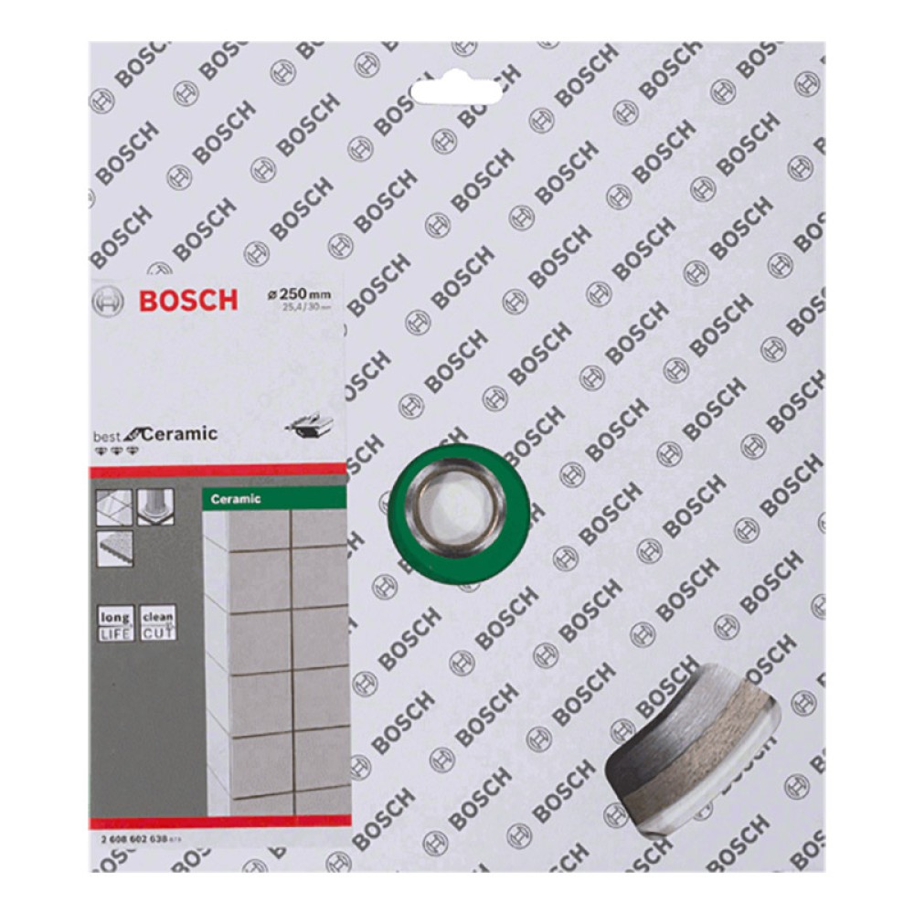 Диск алмазный по керамике Bosch Best for Ceramic 250х30мм (638)