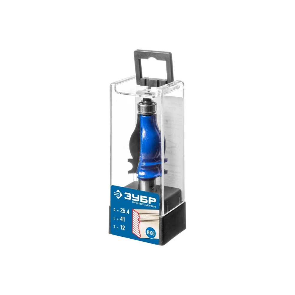 Фреза ЗУБР Профессионал кромочная фигурная №5 25.4х41мм хвостовик 12мм (28716-25.4)