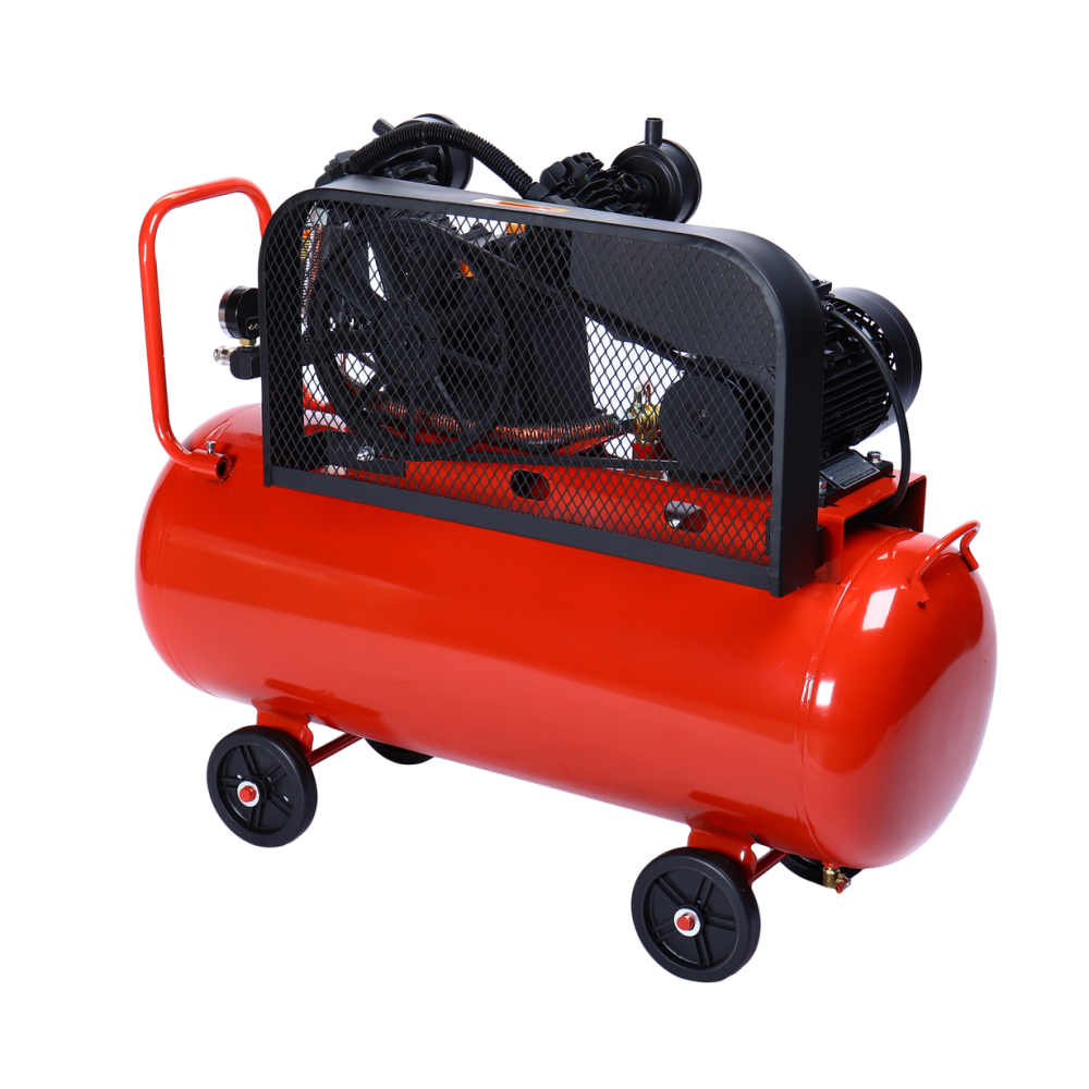 Компрессор пневматический 380В 2.2кВт 8атм. 300л/мин. ресивер-100л ременной GTE