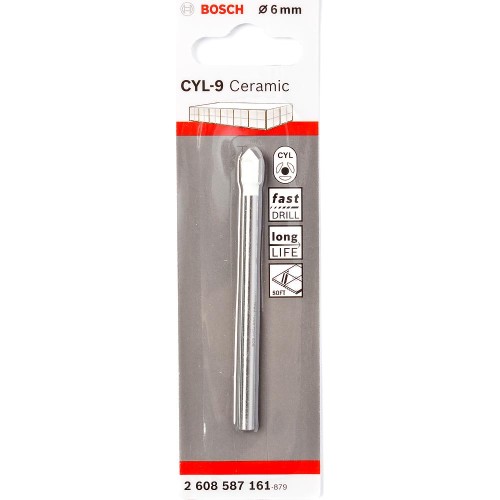 Сверло по стеклу и кафелю Bosch CYL-9 6х80мм (161)