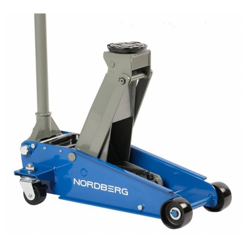 Домкрат подкатной с резиновой насадкой, быстрый подъем NORDBERG N32030 3т