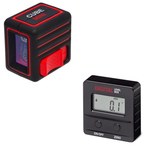 Лазерный уровень ADA CUBE MINI Basic Edition + Уровень электронный ADA ProDigit RUMB