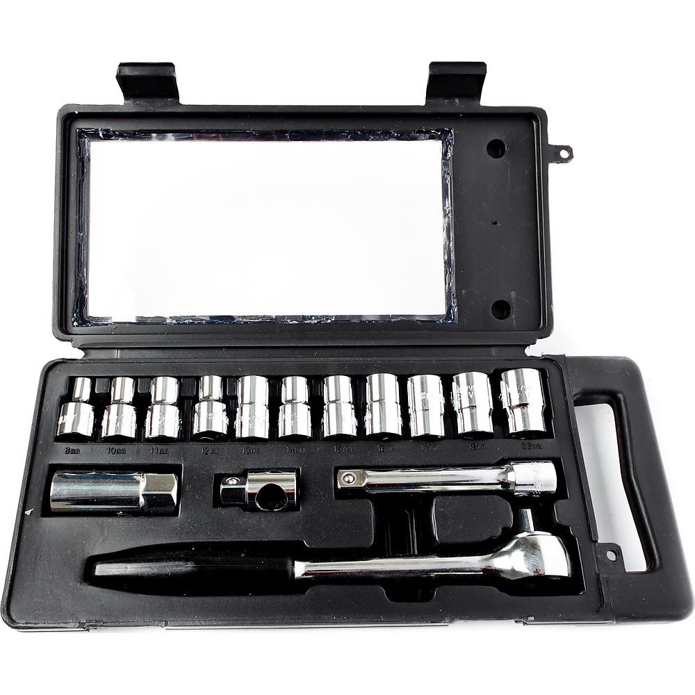 Набор торцевых головок STANLEY 1/2" 15 предметов 1-87-065