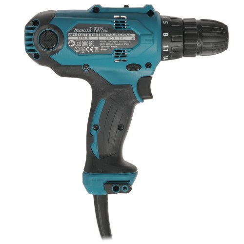 Сетевая дрель-шуруповерт Makita DF0300 безударная